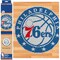 Diamond Dotz NBA Philadelphia 76ersx Basketball Diamond Painting Kits for Adults - Diamond Art Kits a Relaxing Creative Craft Kit with Dotz Gems 12.6x12.6